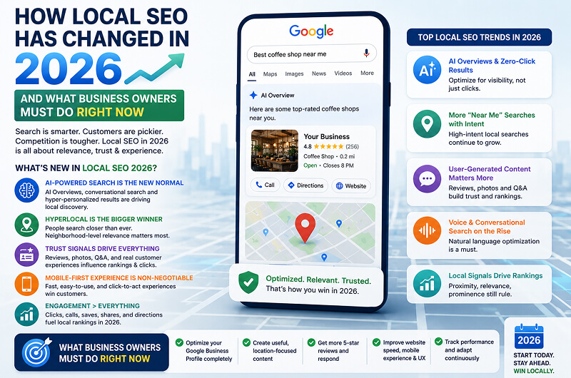 How Local SEO Has Changed in 2026 and What Business Owners Must Do Right Now